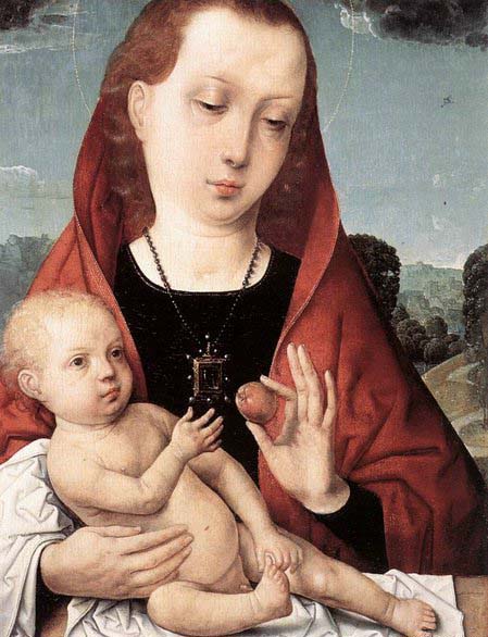 Virgin and Child before a Landscape